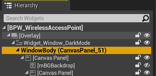 Window Dark Mode content slot
