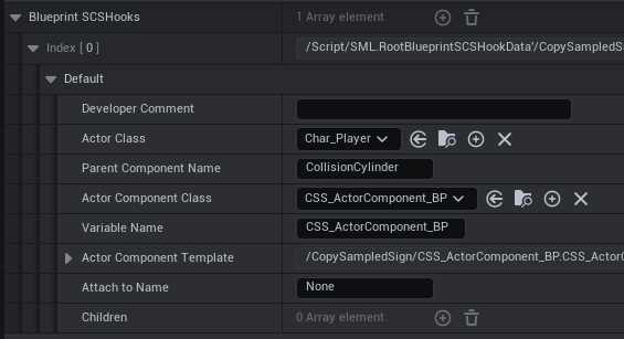 Existing SCS Hook