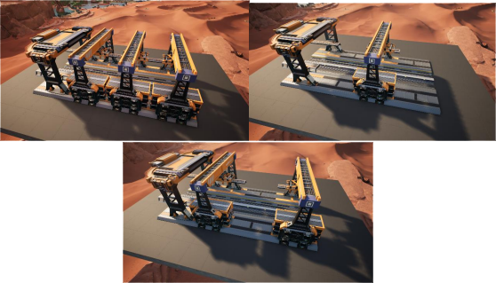 Starting Station and Station A and B respectively from the above example