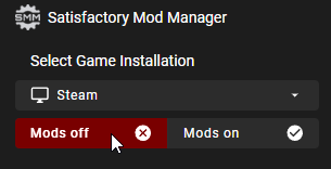 Satisfactory Mod Manager Off Switch
