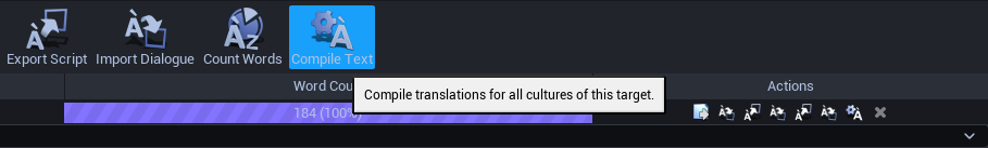 Compile Translations button