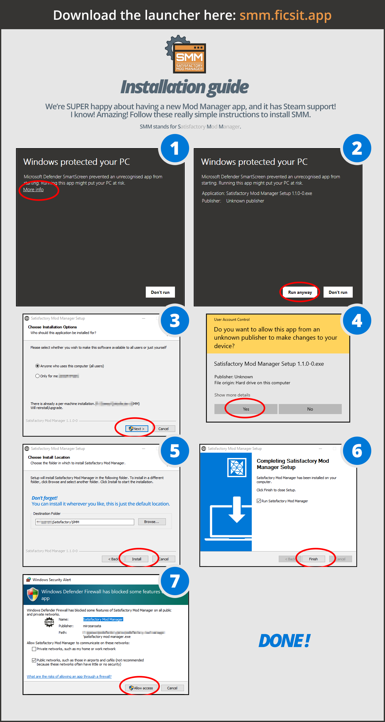 Steps to install SMM on Windows 10