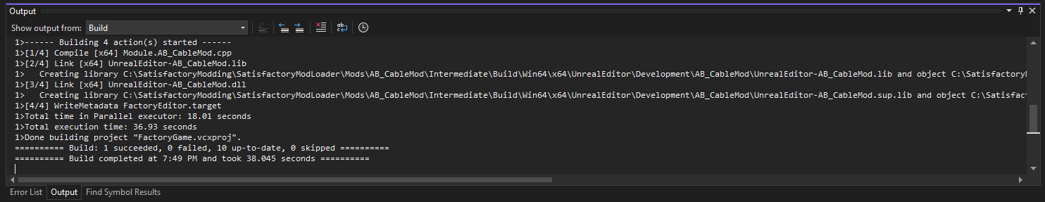 Visual Studio screenshot