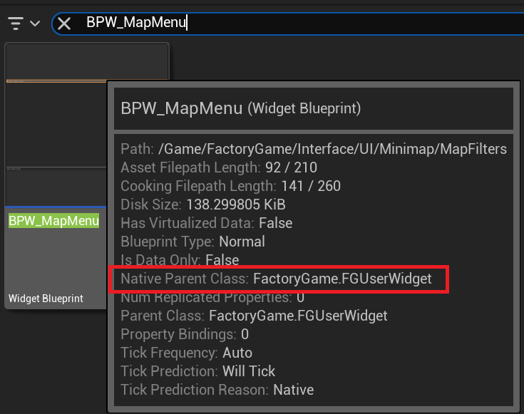 Hovering over BPW_MapMenu